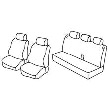 Coprisedili Lampa Set Superior - Nocciola - compatibili per Fiat Brava (10/95>12/03)