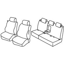 Coprisedili Lampa Set Superior - Nocciola - compatibili per Citroen C3 Picasso (01/09>10/12)