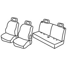 Coprisedili Lampa Set Superior - Nocciola - compatibili per Citroen C3 Pluriel (05/03>11/10)