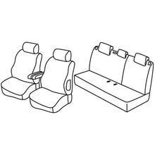 Coprisedili Lampa Set Superior - Nocciola - compatibili per Citroen C3 (09/05>10/09) - Citroen C3 Classic (11/09>12/10)