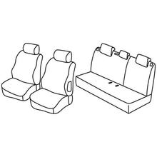 Coprisedili Lampa Set Superior - Nocciola - compatibili per Citroen C3 (05/02>08/05)