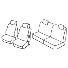 Coprisedili Lampa Set Superior - Nocciola - compatibili per Citroen C2 (10/03>03/10)