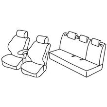 Coprisedili Lampa Set Superior - Nocciola - compatibili per Audi A1 Sportback (02/12>01/15)