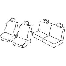 Coprisedili Lampa Set Superior - Nocciola - compatibili per Seat Arosa (02/97>06/04) - Volkswagen Lupo (06/98>07/05)
