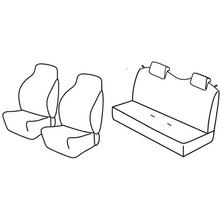 Coprisedili Lampa Set Superior - Nocciola - compatibili per Suzuki Alto (03/09>03/15)