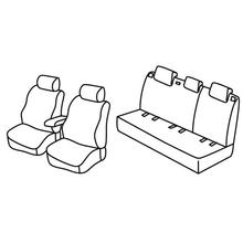 Coprisedili Lampa Set Superior - Nocciola - compatibili per Skoda Fabia 5p (02/15>08/21)