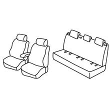 Coprisedili Lampa Set Superior - Nocciola - compatibili per Skoda Fabia 5p (02/15>08/21)