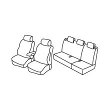 Coprisedili Lampa Set Superior - Nocciola - compatibili per Renault Clio III 5p (10/05>01/13)