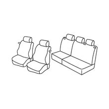 Coprisedili Lampa Set Superior - Nocciola - compatibili per Opel Corsa C 3p (10/00>08/06)