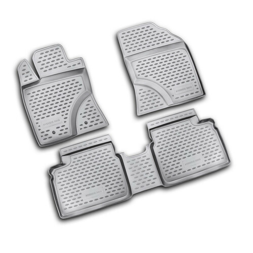 Set Fußmatten nach Maß aus TPE - kompatibel für Toyota Avensis 4p (04/09>12/15) - Toyota Avensis Wagon (04/09>12/15)