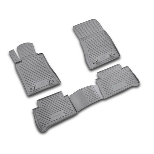 Set Fußmatten nach Maß aus TPE - kompatibel für Mercedes Classe E 4p (03/02>02/09) - Mercedes Classe E sw (03/03>08/09)