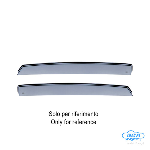 Set einsteckbare hinter Luftableiter - kompatibel für Ford Mondeo Wagon (03/19>)