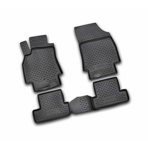 Set Fußmatten nach Maß aus TPE - kompatibel für Renault Megane III Coupé (03/09>12/15)