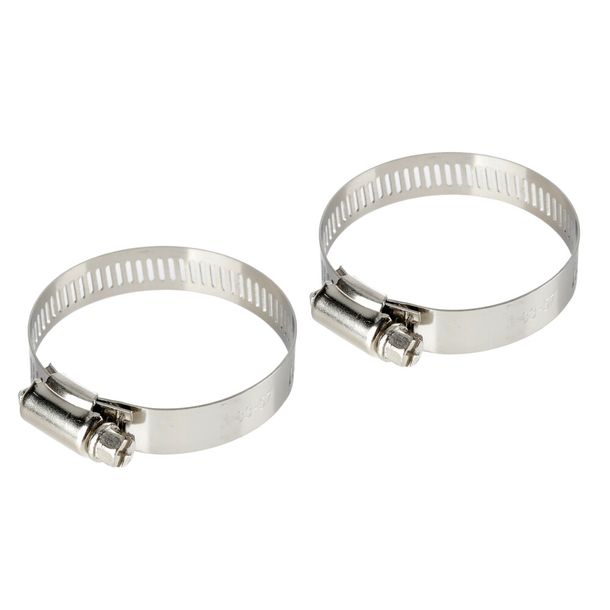 Abrazaderas de manguera Lampa de acero inoxidable - Set de 2 uds - ? 12 mm - Ø 33-57 mm