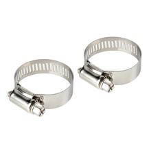 Schlauchschellen Lampa aus Edelstahl - Set 2 St - ? 12 mm - Ø 21-38 mm