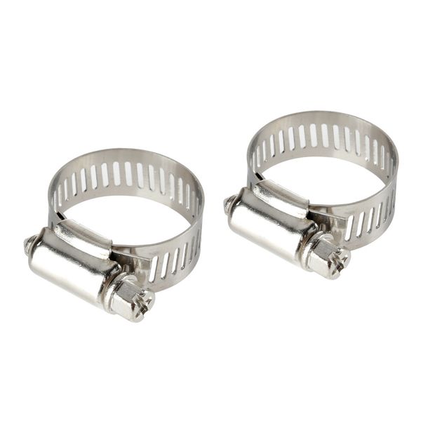 Fascette stringitubo Lampa in acciaio inox - Set 2 pz - Ø 12 mm - Ø 13-23 mm