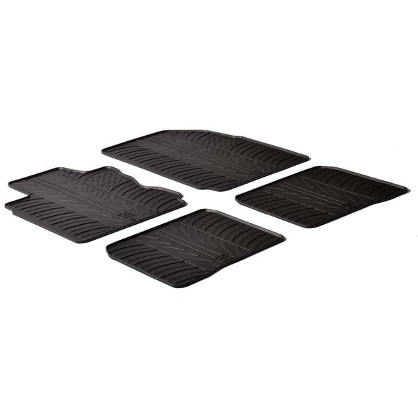 Lampa Custom-Fit Rubber Floor Mats compatible with Nissan Note (03/06>09/13)