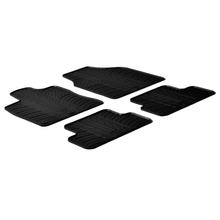 Fußmatten Lampa aus Gummi nach Maß kompatibel für Nissan Qashqai (03/07>01/14) - Nissan Qashqai+2 (09/08>01/14)
