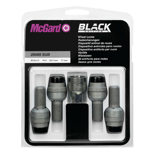 Sphärische Schrauben, Kit 4 St. - Black-Edition - E095