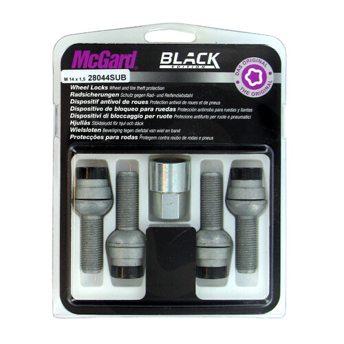 Sphärische Schrauben, Kit 4 St. - Black-Edition - E170