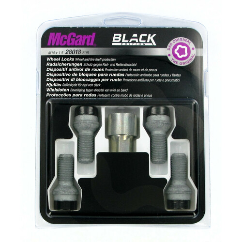 Sphärische Schrauben, Kit 4 St. - Black-Edition - E080