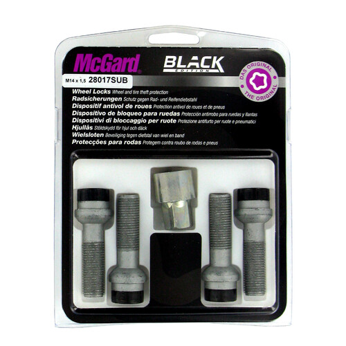 Sphärische Schrauben, Kit 4 St. - Black-Edition - E130