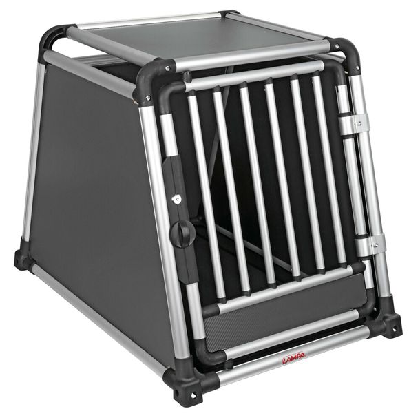 High-quality animal carrier made of aluminum alloy, specifically for transporting animals in the car - Type 7 - 60 x 85 x H 86 cm