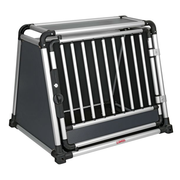 High-quality animal carrier made of aluminum alloy, specifically for transporting animals in the car - Type 2 - 80 x 65 x H 66 cm