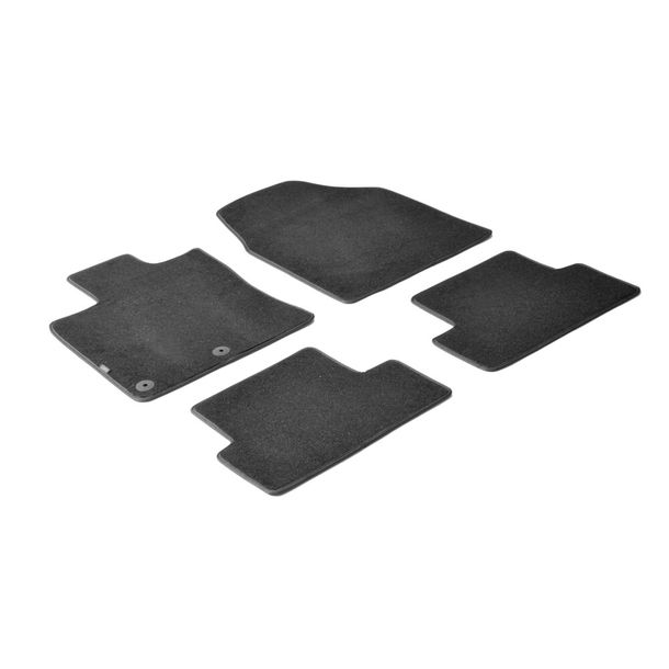 Tapis de sol Lampa en moquette sur mesure compatible avec Nissan Qashqai (03/07>01/14)