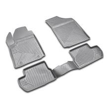 Set voetenmatten op maat van TPE - compatibel voor Citroen C2 (10/03>03/10)