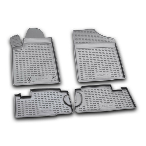 Set Fußmatten nach Maß aus TPE - kompatibel für Citroen Berlingo (05/96>03/08) - Citroen Berlingo Multispace (05/96>03/08)