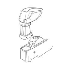Halterung für Armlehne Lampa kompatibel für Opel Agila (05/00>01/08)