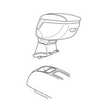 Halterung für Armlehne Lampa kompatibel für Opel Agila (05/00>01/08)