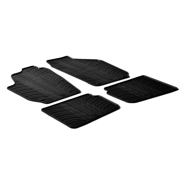 Lampa Custom-Fit Rubber Floor Mats compatible with Skoda Roomster (09/06>10/15)