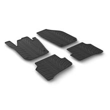 Lampa Custom-Fit Rubber Floor Mats compatible with Skoda Fabia 5p (02/15>08/21) - Skoda Fabia Wagon (04/15>)