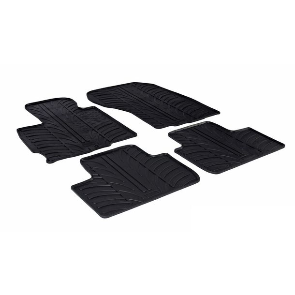 Tapis de sol Lampa en caoutchouc sur mesure compatibles pour Citroen C4 Aircross (04/12>12/17) - Mitsubishi ASX (07/10>12/12)