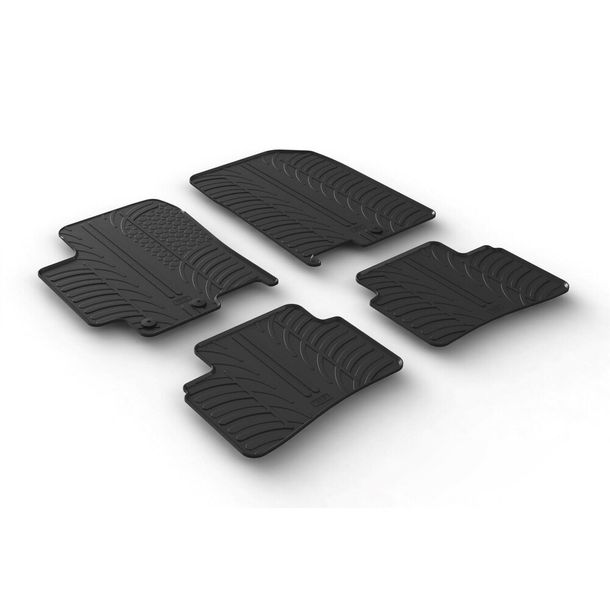 Alfombras de goma Lampa a medida compatibles para Kia Rio 5p (04/17>08/20) - Kia Stonic (10/17>) - Kia Rio 5p (09/20>)