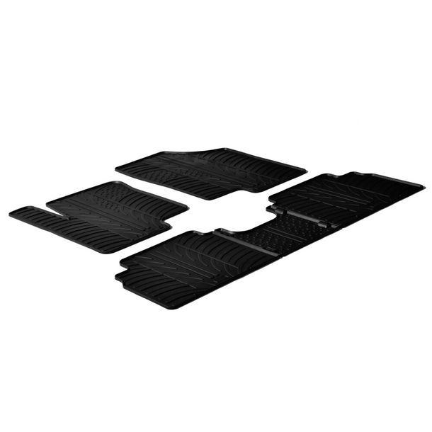 Tappetini Lampa in Gomma Su Misura Compatibili per Hyundai ix20 (11/10>12/20) - Kia Venga (02/10>11/19)