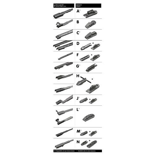 Gran-Pree Speed, Wischblatt - 48 cm (19") - 1 stk