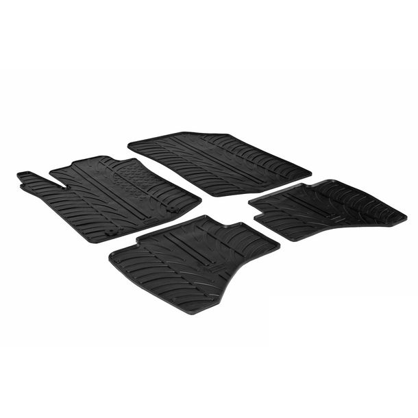 Vloermatten Lampa van rubber op maat, compatibel voor Citroen C1 3-deurs (06/14>03/21) - Citroen C1 5-deurs (06/14>12/21) - Citroen C1 Airscape 3-deurs (06/14>05/18) - Citroen C1 Airscape 5-deurs (06/14>05/18) - Peugeot 108 3-deurs (06/14>0