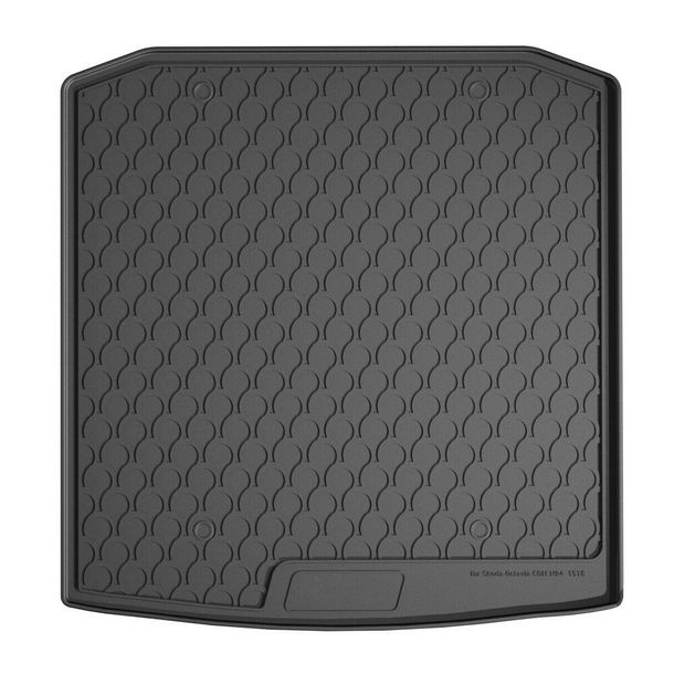 Trunk Liner Lampa Custom-Fit Synthetic Rubber compatible with Skoda Octavia Wagon (06/20>) low boot floor