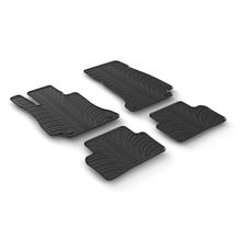 Lampa Custom-Fit Rubber Floor Mats compatible with Mercedes Classe E 4-door (07/16>08/20) - Mercedes Classe E Wagon (12/16>08/20) - Mercedes Classe E 4-door (09/20>) - Mercedes Classe E Wagon (09/20>)