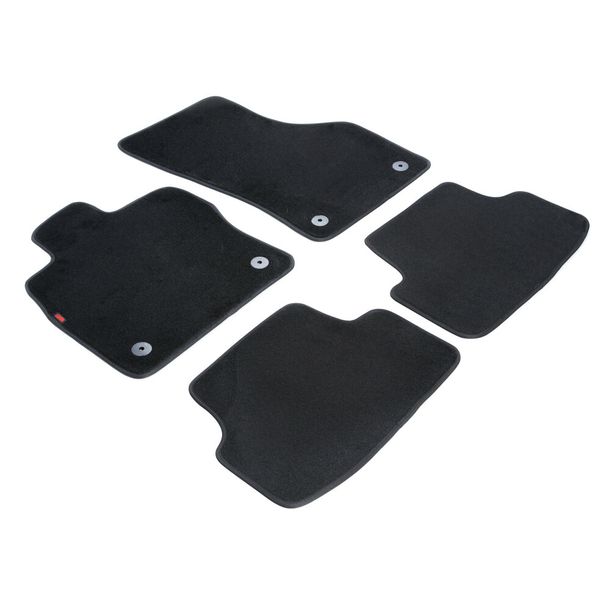 Tapis de sol Lampa en moquette sur mesure compatible pour Audi A3 Sportback (11/12>04/20) - Seat Leon 5p (01/13>05/20) - Seat Leon SC (06/13>09/18) - Seat Leon ST (01/14>05/20) - Seat Leon X-Perience (03/15>03/19) - Volkswagen Golf VII 3p (