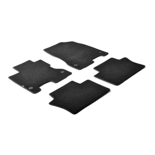 Lampa Floor Mats, Custom-Fit Carpet, compatible with Renault Koleos (06/08>01/14)