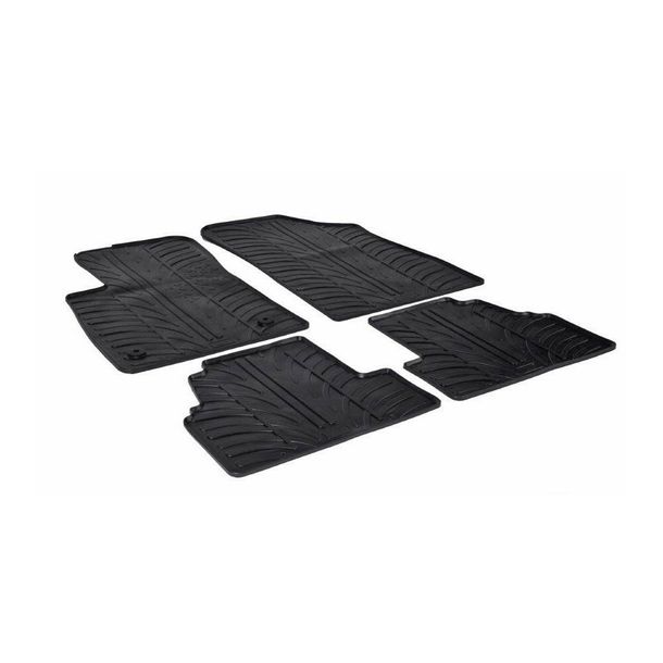Lampa Custom-Fit Rubber Floor Mats compatible with Chevrolet Trax (03/13>09/15) - Opel Mokka (11/12>03/16) - Opel Mokka X (04/16>12/19)