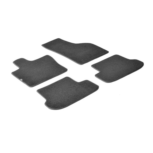 Tapis de sol Lampa en moquette sur mesure compatible pour Fiat Panda (02/12>10/20) jusqu'à 2014