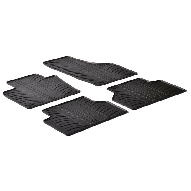 Tappetini in gomma Lampa su misura compatibili per Audi Q3 (10/11>12/18)