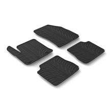 Tapis de sol Lampa en caoutchouc sur mesure compatible pour Peugeot 2008 (12/19>) Véhicule électrique - Citroen C4 5p (11/20>) Véhicule électrique
