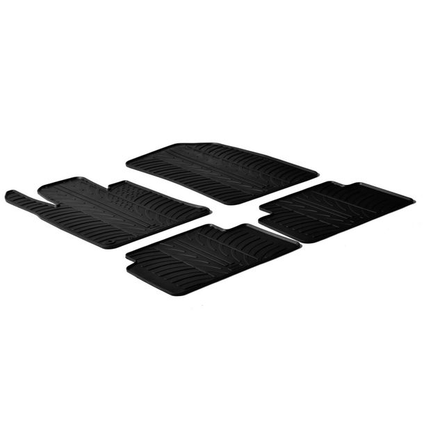 Tappetini in gomma su misura Lampa compatibili per Peugeot 508 4p (03/11>05/18) - Peugeot 508 Rxh (05/12>05/17) - Peugeot 508 sw (03/11>05/18)