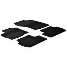 Tappetini in gomma su misura Lampa compatibili per Citroen C-Crosser (06/07>01/13) - Mitsubishi Outlander (02/07>02/10) - Peugeot 4007 (07/08>12/12)